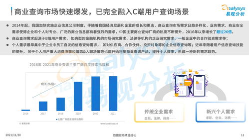 中國(guó)商業(yè)查詢(xún)市場(chǎng)分析2021 數(shù)據(jù)驅(qū)動(dòng)下的商務(wù)信息咨詢(xún)變革與展望